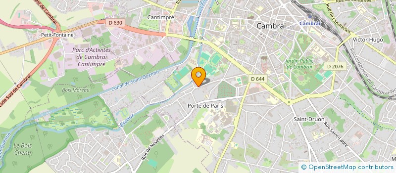 localisation de l'entreprise SOC EXPLOITATION DECOR INDUSTRIE à CAMBRAI