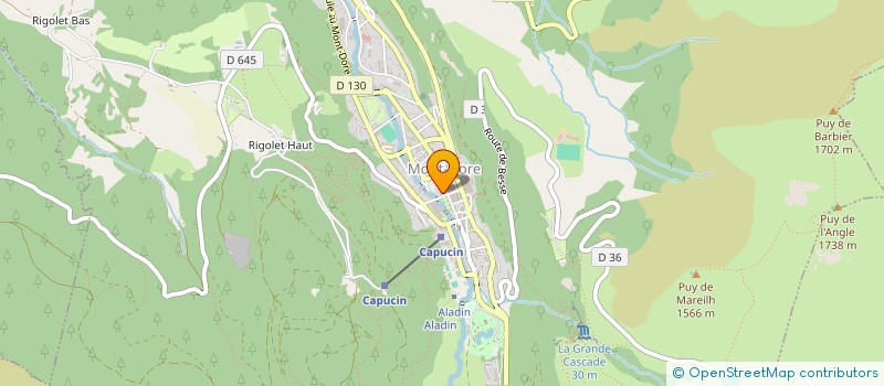 localisation de l'entreprise SOC EXPLOITATION DES CASINOS D AUVERGNE à MONT-DORE