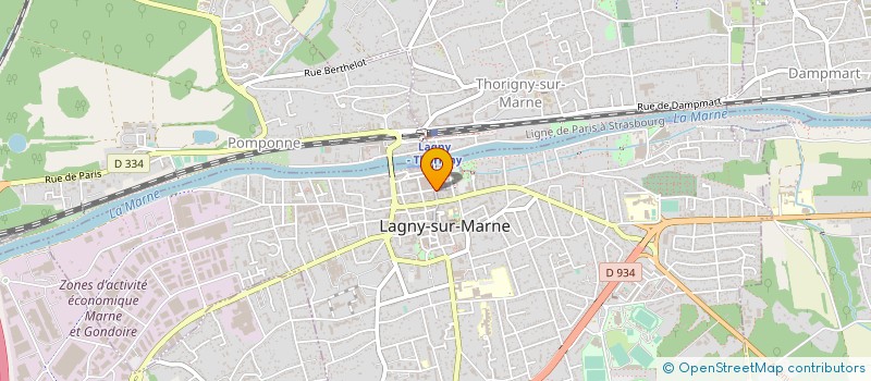 localisation de l'entreprise SOC EXPLOITATION DES CHAUSSURES HERBIN à LAGNY-SUR-MARNE