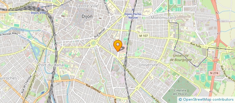 localisation de l'entreprise SOC EXPLOITATION DES ENSEIGNES VONY à DIJON