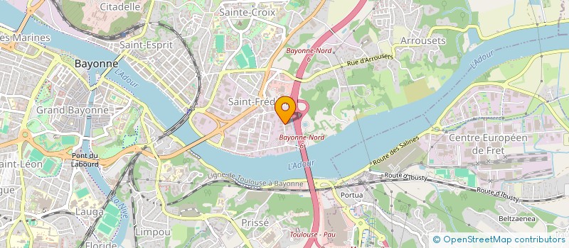 localisation de l'entreprise SOC EXPLOITATION DES ETS ARRIETA à BAYONNE
