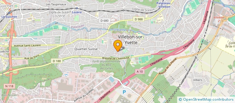 localisation de l'entreprise SOC EXPLOITATION DES ETS BARDET à VILLEBON-SUR-YVETTE
