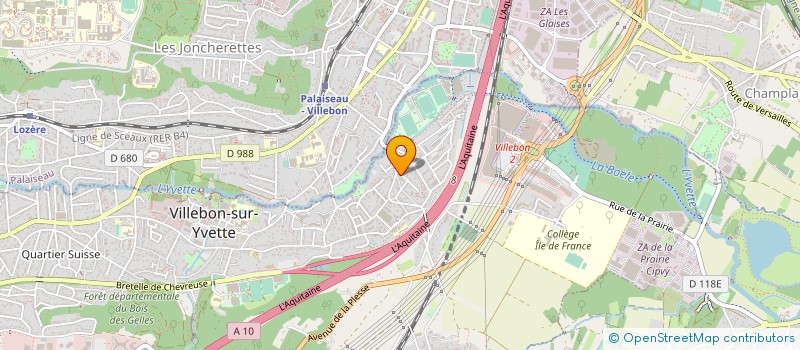 localisation de l'entreprise SOC EXPLOITATION DES ETS BRUEL à VILLEBON-SUR-YVETTE