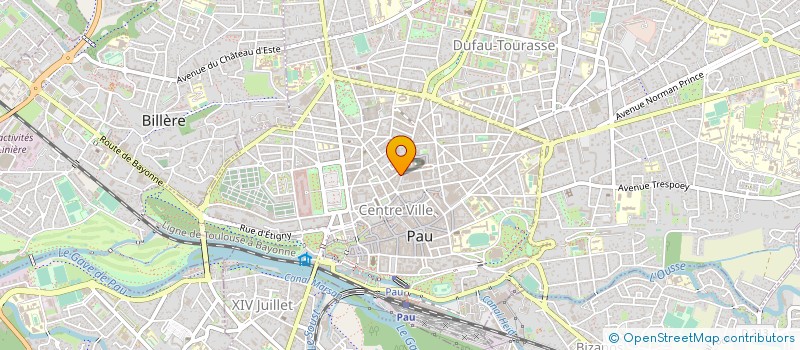localisation de l'entreprise SOC EXPLOITATION DES ETS CLEMENT à PAU