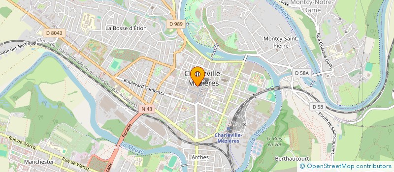 localisation de l'entreprise SOC EXPLOITATION DES ETS COLNARD à CHARLEVILLE-MEZIERES