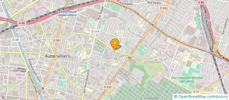 localisation de l'entreprise SOC EXPLOITATION DES ETS DA SILVA à AUBERVILLIERS