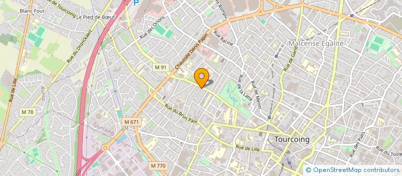 localisation de l'entreprise SOC EXPLOITATION DES ETS FRANCIS DUBOIS à TOURCOING