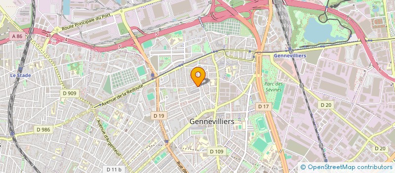 localisation de l'entreprise SOC EXPLOITATION DES ETS FUGAIN à GENNEVILLIERS