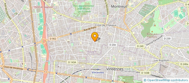 localisation de l'entreprise SOC EXPLOITATION DES ETS LALOUT à MONTREUIL