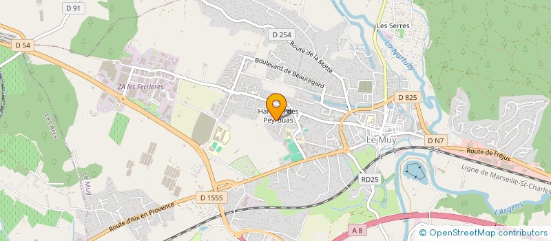 localisation de l'entreprise SOC EXPLOITATION DES ETS MARCEL à LE MUY