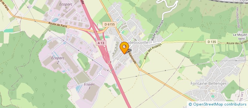localisation de l'entreprise SOC EXPLOITATION DES ETS NORDIER à HEUDEBOUVILLE