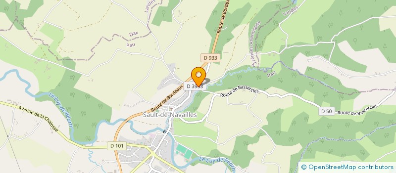 localisation de l'entreprise SOC EXPLOITATION DES ETS SARTHOU à OZENX-MONTESTRUCQ