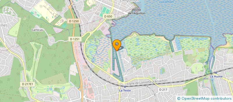 localisation de l'entreprise SOC EXPLOITATION DES VIVIERS D AQUITAINE  LA TESTE-DE-BUCH