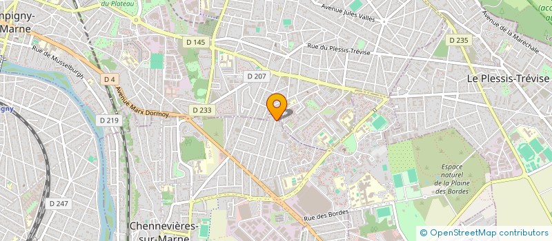 localisation de l'entreprise SOC EXPLOITATION DISCOTHEQUE LE JAGUAR à CHENNEVIERES-SUR-MARNE