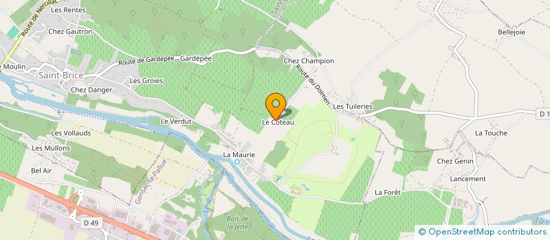 localisation de l'entreprise SOC EXPLOITATION DOMAINE BELLAIR à BOUTIERS-SAINT-TROJAN