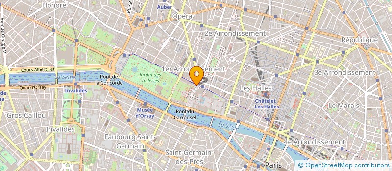localisation de l'entreprise SOC EXPLOITATION DU CARROUSEL DU LOUVRE à PARIS