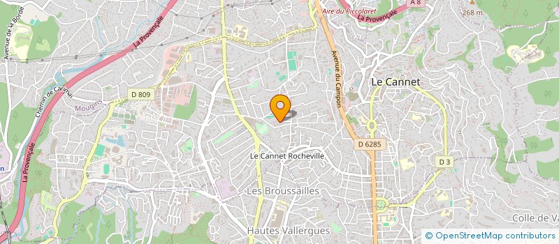 localisation de l'entreprise SOC EXPLOITATION DU GRENIER DE PROVENCE à LE CANNET