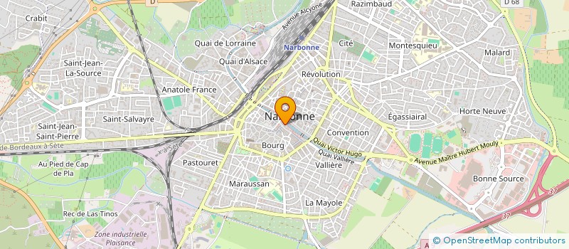 localisation de l'entreprise SOC EXPLOITATION DU MAGASIN CAPRICE'S à NARBONNE