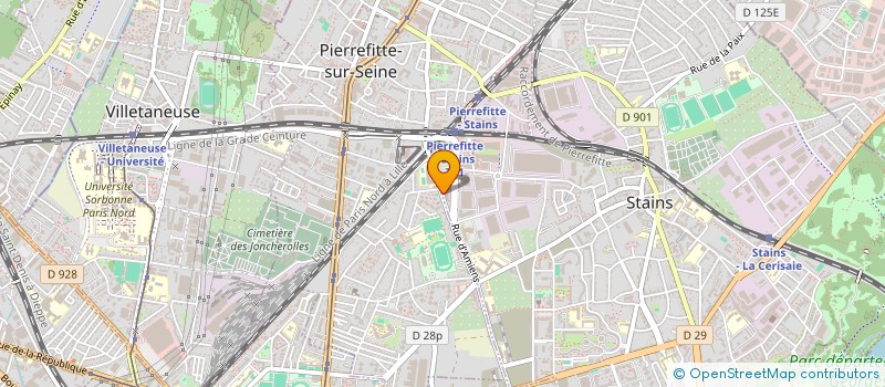 localisation de l'entreprise SOC EXPLOITATION EMBALLAGES HINAU  STAINS