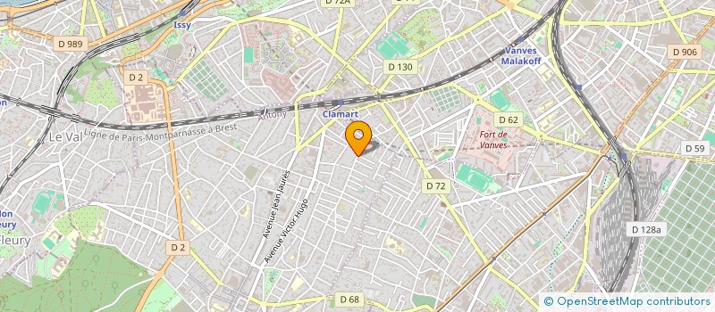 localisation de l'entreprise SOC EXPLOITATION ENTREPRISE P.LANGFELDER à CLAMART