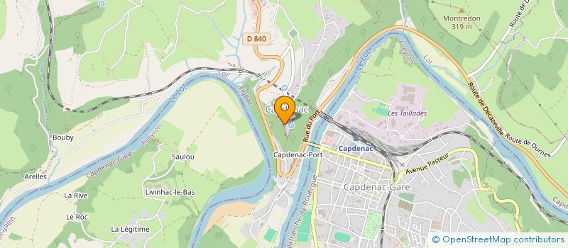 localisation de l'entreprise SOC EXPLOITATION ENTREPRISE TUE  FIGEAC