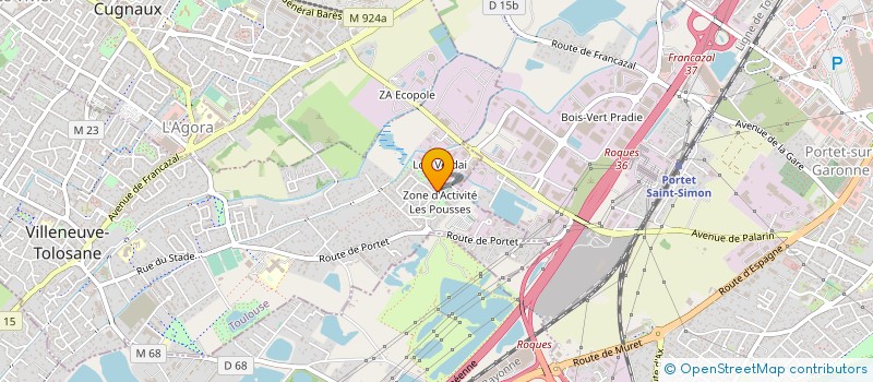 localisation de l'entreprise SOC EXPLOITATION ENTREPRISE VERANI à VILLENEUVE-TOLOSANE