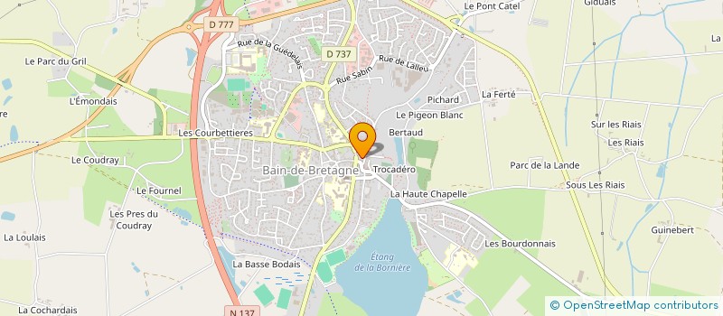 localisation de l'entreprise SOC EXPLOITATION ETABL DAVENET à BAIN-DE-BRETAGNE