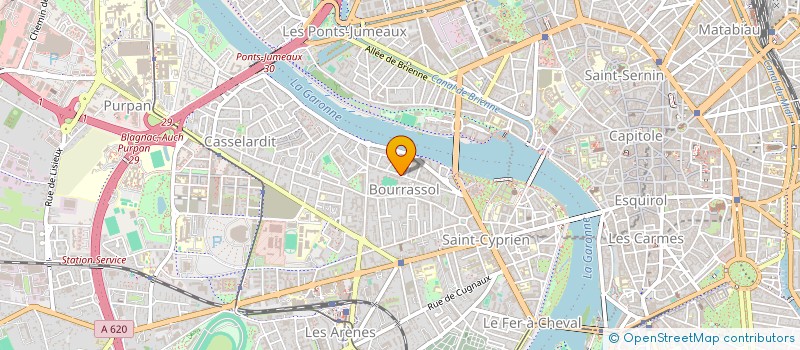 localisation de l'entreprise SOC EXPLOITATION ETABL DEDIEU ET FILS à TOULOUSE