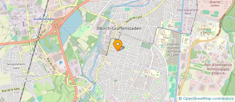 localisation de l'entreprise SOC EXPLOITATION ETABL SODIREQ à ILLKIRCH-GRAFFENSTADEN