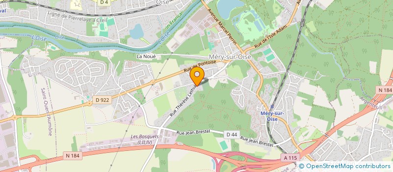 localisation de l'entreprise SOC EXPLOITATION ETABLISSEMENTS BIZOUARD à MERY-SUR-OISE