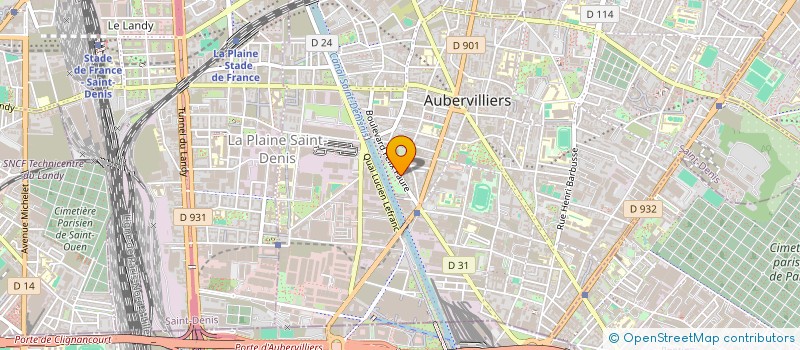 localisation de l'entreprise SOC EXPLOITATION ETABLISSEMENTS BUSSOZ  AUBERVILLIERS