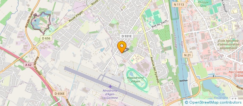 localisation de l'entreprise SOC EXPLOITATION ETABLISSEMENTS MAGNON à LE PASSAGE