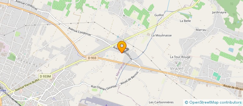 localisation de l'entreprise SOC EXPLOITATION ETABLISSEMENTS PERROT à MARMANDE