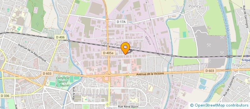 localisation de l'entreprise SOC EXPLOITATION ETS AMORTI CHOC à MEAUX