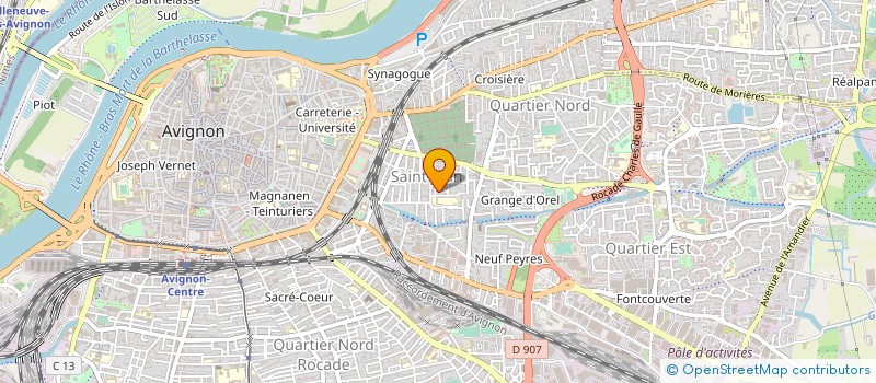 localisation de l'entreprise SOC EXPLOITATION ETS ANDRE DELORME à AVIGNON