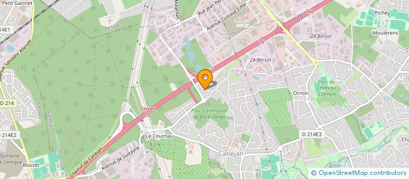 localisation de l'entreprise SOC EXPLOITATION ETS BERTOLOTTI à CANEJAN