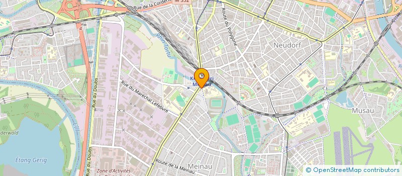 localisation de l'entreprise SOC EXPLOITATION ETS BOLIDUM à STRASBOURG