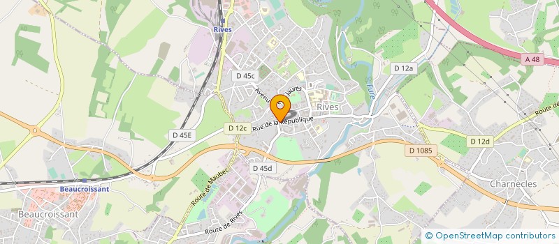 localisation de l'entreprise SOC EXPLOITATION ETS CYCLES ROSSAT à RIVES