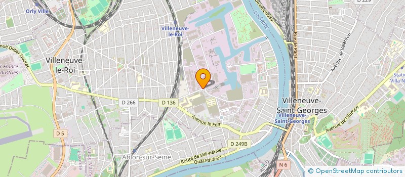 localisation de l'entreprise SOC EXPLOITATION ETS DEPANAUTO à VILLENEUVE-LE-ROI