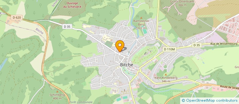 localisation de l'entreprise SOC EXPLOITATION ETS HEITZMANN à BITCHE
