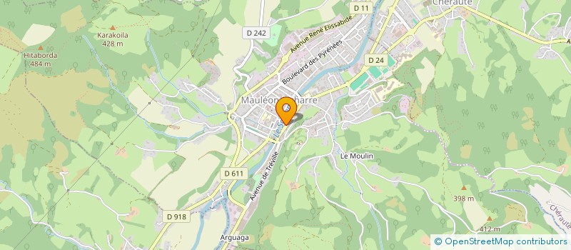 localisation de l'entreprise SOC EXPLOITATION ETS HOQUIGARAY à MAULEON-LICHARRE