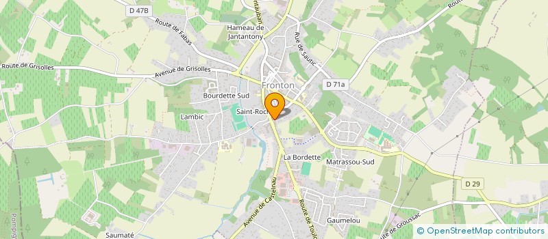 localisation de l'entreprise SOC EXPLOITATION ETS JEAN NAUZE  FRONTON