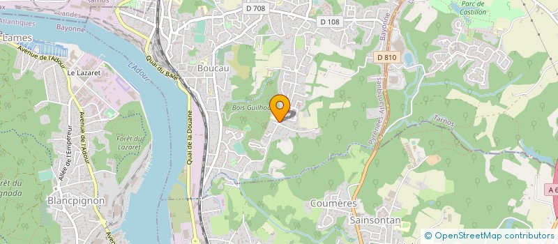 localisation de l'entreprise SOC EXPLOITATION ETS LADEUICH  BOUCAU