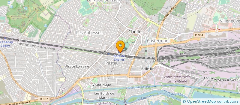 localisation de l'entreprise SOC EXPLOITATION ETS LEGRAND à CHELLES