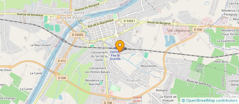 localisation de l'entreprise SOC EXPLOITATION ETS LISSAGUE à PINEUILH