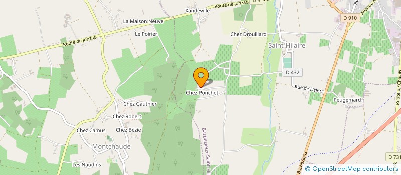 localisation de l'entreprise SOC EXPLOITATION ETS MURGUET à SAINT-MEDARD