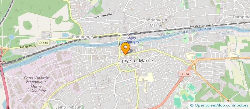 localisation de l'entreprise SOC EXPLOITATION ETS PELLETIER à LAGNY-SUR-MARNE