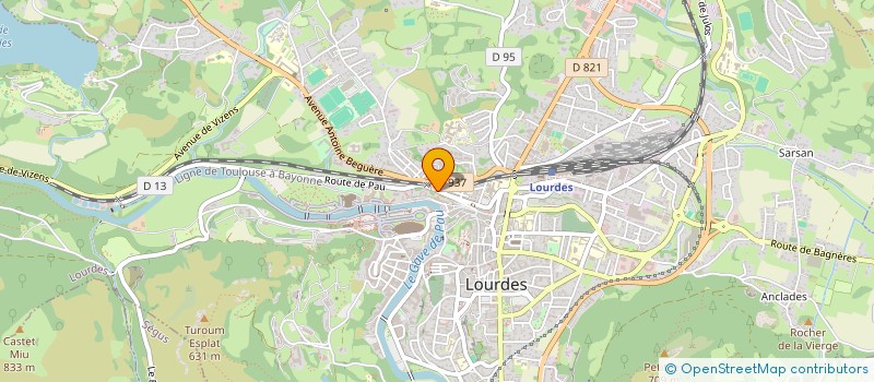 localisation de l'entreprise SOC EXPLOITATION ETS POUBLANC à LOURDES