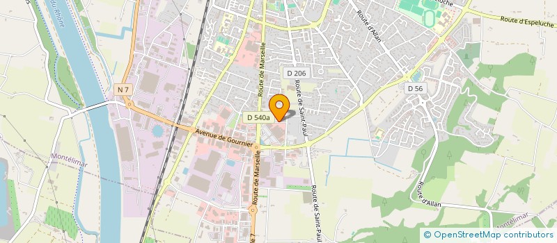 localisation de l'entreprise SOC EXPLOITATION ETS TARDIEU CLERY FILS à MONTELIMAR
