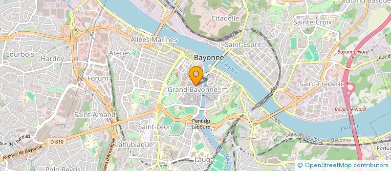 localisation de l'entreprise SOC EXPLOITATION ETS TOBOUL à BAYONNE